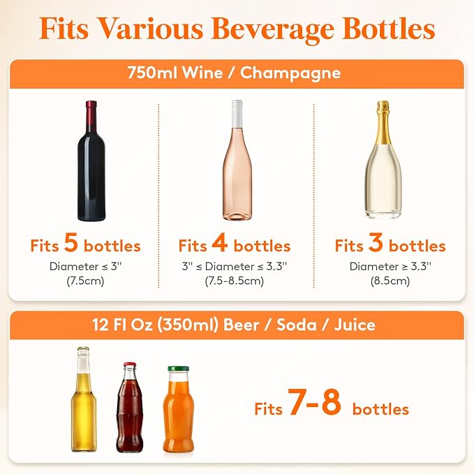 Lifewit 6.5L Ice Bucket for Parties 4 Pcs, Large Beverage Tub with Scoop, Drink Cooler for Dirty Soda Bar, Portable Champagne/Wine/Beer/Juice Table Chiller for Outdoor Bar & Mimosa Bar Supplies