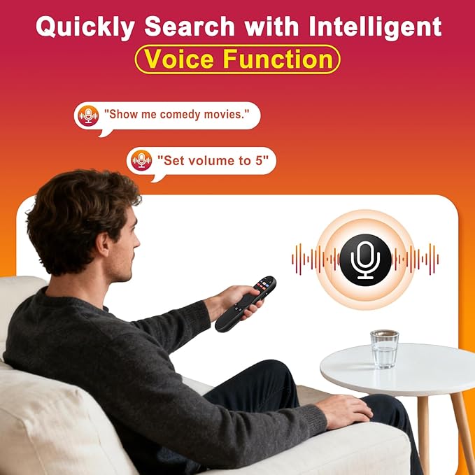 Voice Remote Control Compatible with Vizio Smart TV,XRT270 Replacement Remote for Vizio FHD 4K Quantum D/P/M/V-Series Smart TV