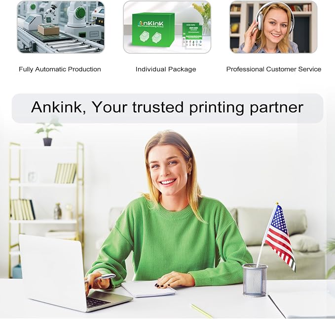 Ankink 3 Pack 61XL Ink Cartridge Compatible Replacement for HP 61 XL (2 Black 1 Tri Color) for HP61XL Combo for HP61 for 5530 4500 2540 4630 4501 4502 4635 3050 2542 3512 4632 3510 3050a 2514 Printer