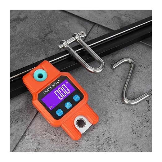 Hanging Scale, Digital Hanging Scale 660 LBs 300KG,Heavy Duty Waterproof Fish Portable Crane for Lugga Weight Dropship for Gym,Hunting,Travelling(Black)