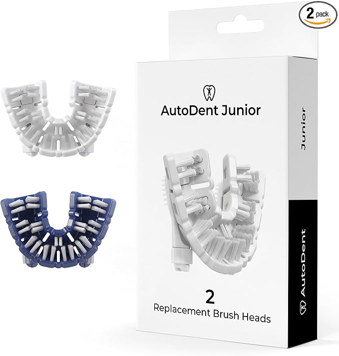 Replacement Toothbrush Heads for Kids (6-12), 2 Count, Soft Bristles