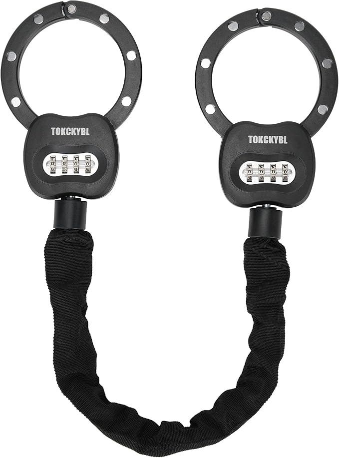 Heavy Duty Scooter Lock - 8mm Anti-Theft Chain Lock with 3 Keys, 94cm Weatherproof Security Lock for Electric Scooters, Bikes, Motorcycles