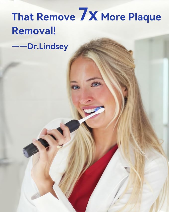 SAKYPRORAL G5S Electric Toothbrush (Pink) + Ultra White Toothpaste