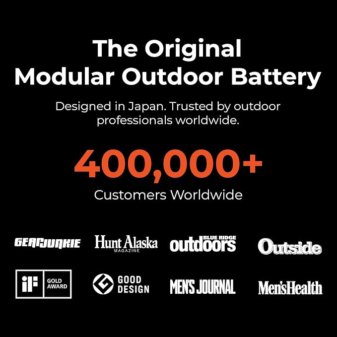ELECOM NESTOUT Rugged Power Bank, 15000mAh Outdoor Charger, 32W USB-C Fast Charging PD, Waterproof IP67, Durable Shockproof, Battery Pack for iPhone Tablet Hiking Travel Camping (Orange, 15000mAh)
