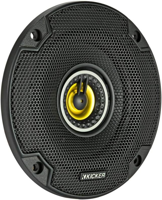 KICKER 46CSC44 CS-Series CSC4 4-Inch (100mm) Coaxial Speakers, 4-Ohm (Pair)
