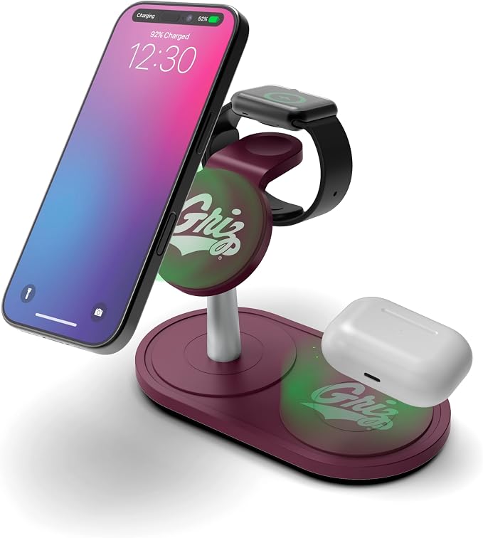 SOAR Collegiate 3-in-1 Wireless Charging Station