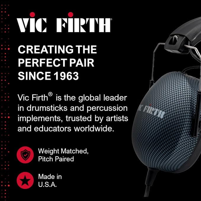 Vic Firth SIH3 Stereo Isolation Headphones