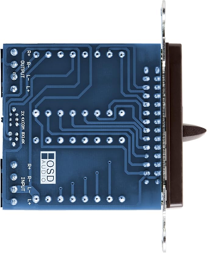 OSD Audio 100W in Wall Volume Control Impedance Matching for Home Speakers, Slider Brown VMS100