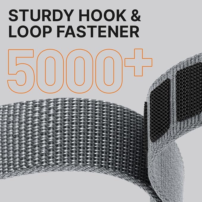 Bandletic Compatible with Apple Watch Band Men, Wide Stretchy Nylon Sport Loop with Magnetic Fidlock V-Buckle for iWatch 49mm(Ultra 3/2/1),46mm(11/10),45mm(9/8/7),44mm(SE3/SE2/SE/6/5/4),42mm(3/2/1)