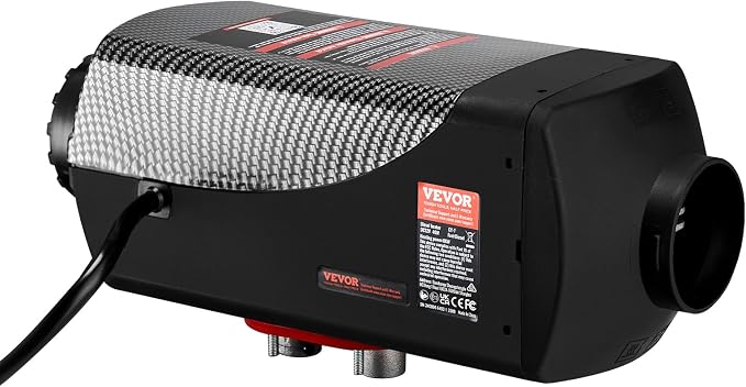 VEVOR 8KW Diesel Air Heater with Muffler, 12V with Remote Control and LCD Switch for Vehicles, Trucks, Motorhomes, Boats, and Buses