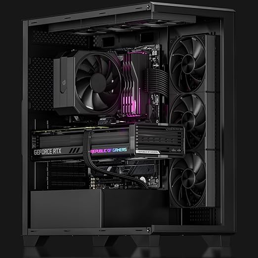 upHere 360mm All-in-One Computer Case Fan with PWM 4-Pin Interface High Performance Cooling Low Noise for Enhanced PC Cooling U3K3