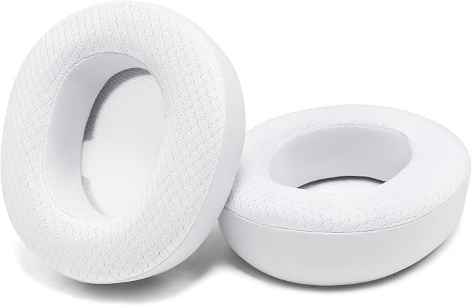 WC Freeze Nova Pro Wireless - Cooling Gel Earpads for Arctis Nova Pro Wireless, Nova Elite & Nova Pro Omni (Doesn’t Fit Other Models), by Wicked Cushions, Extra Thick & Comfortable | White
