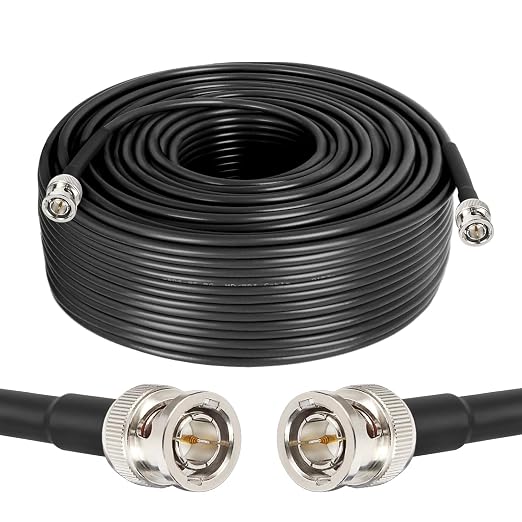 XRDS -RF 250FT SDI Cable, BNC Male Digital Video Cable 75 Ohm RG59 BNC Cables Supports HD-SDI/3G/6G-SDI/4K/8K