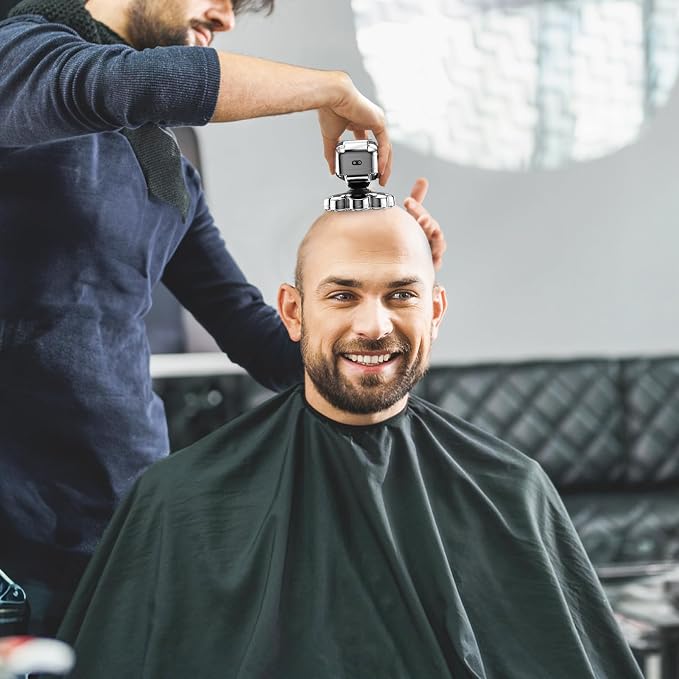 Head Shaver for Bald Men,2024 Upgrade 9-in-1 Men’s Electric Shaver Bald Head Shaver for Men,Electric Razor for Bald Men IPX7 Waterproof Rotary Shaver Grooming Kit with LED Display