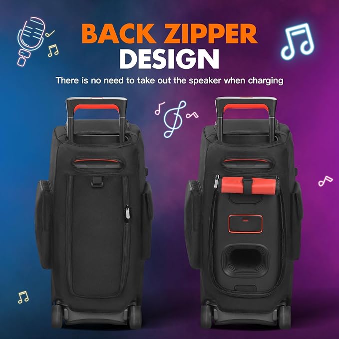 Speaker Cover Compatible with JBL PartyBox 320/PartyBox 310, Scratch-Resistant, Dustproof, Portable Case with Storage Bag for Outdoor Party Speaker