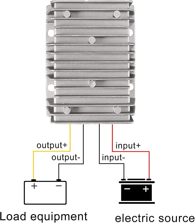 uxcell Voltage Converter Regulator DC/DC DC 12V Step-Up to DC 19V 20A 380W Power Boost Transformer Waterproof
