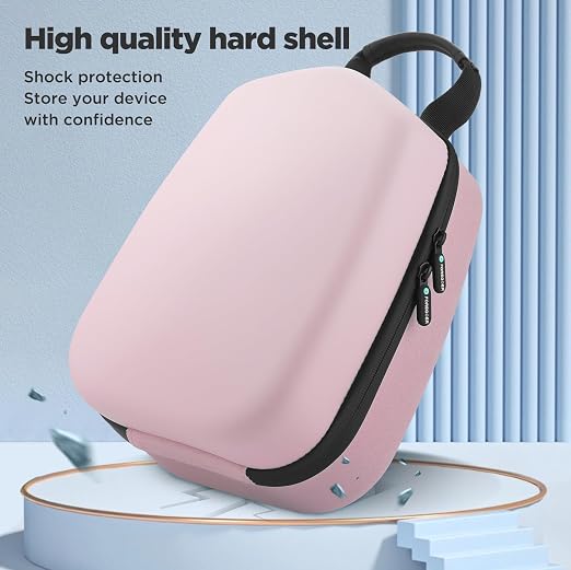 FOREGOER Hard Carrying Case Compatible with Meta Quest 3S/Quest 3/Oculus Quest 2 Official Original, Portable Travel Vision Pro Case for Touch Controllers Accessories