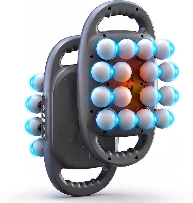 16 Head Massage Gun Deep Tissue, High Power Percussion Massager with 9 Styles & Levels, Uiet Muscle Massage Gun for Back, Shoulders, Legs, Foot, Body Muscle Pain Relief