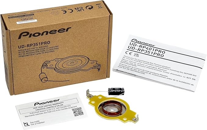 Pioneer UD-RP351PRO Repair Kit - Replacement Diaphragm for TS-B351PRO 3-1/2' P.R.O. Series Bullet Tweeter