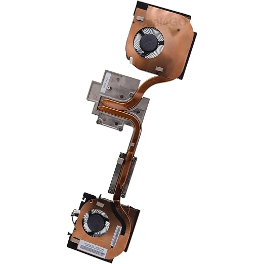 Deal4GO CPU GPU Cooling Fan Heatsink Thermal Module Assembly 01HY783 02HK827 Replacement for Lenovo ThinkPad P52 2018