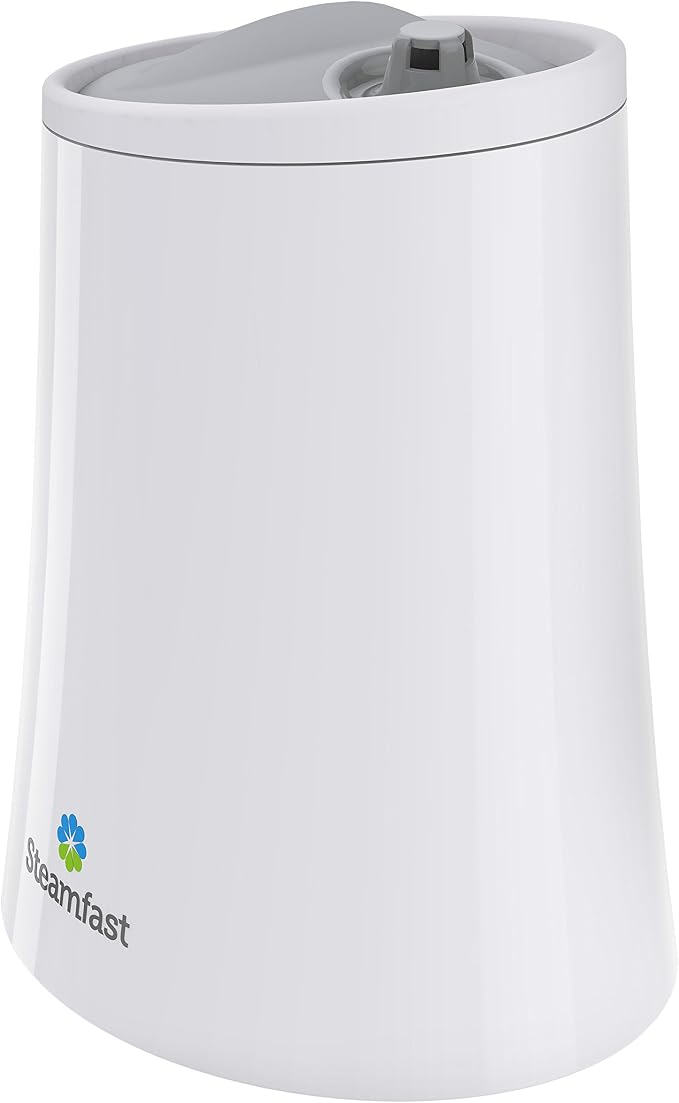 Steamfast SF-920 Warm Mist Humidifier and Steam Vaporizer with Auto Shut-Off, Filter-Free Design, Aromatherapy Essential Oil Ready, 1 Gallon Capacity,White