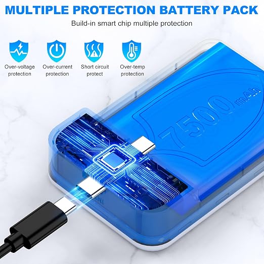 15000 mAh Rechargeable Battery Pack and Charging Dock, for Meta Quest 3/Quest 2 Accessories Kawaye Head Strap, Lightweight and Portable Battery Balance Head Pressure and Extend 7-8Hours Playtime
