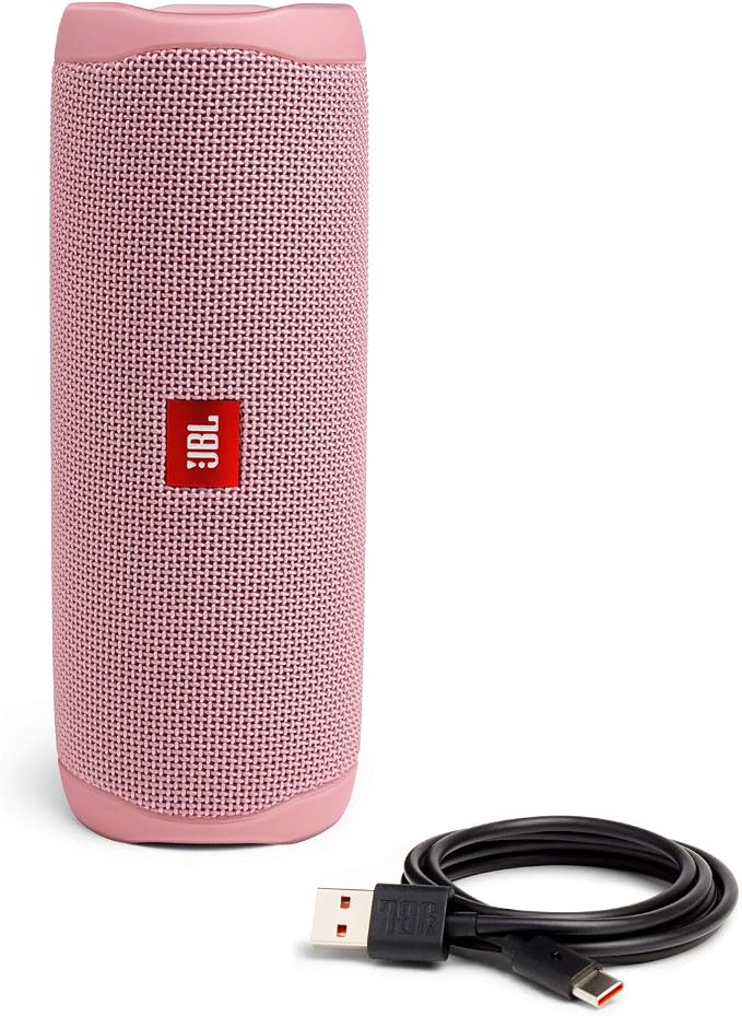 JBL FLIP 5 Waterproof Portable Bluetooth Speaker - Pink (Renewed)