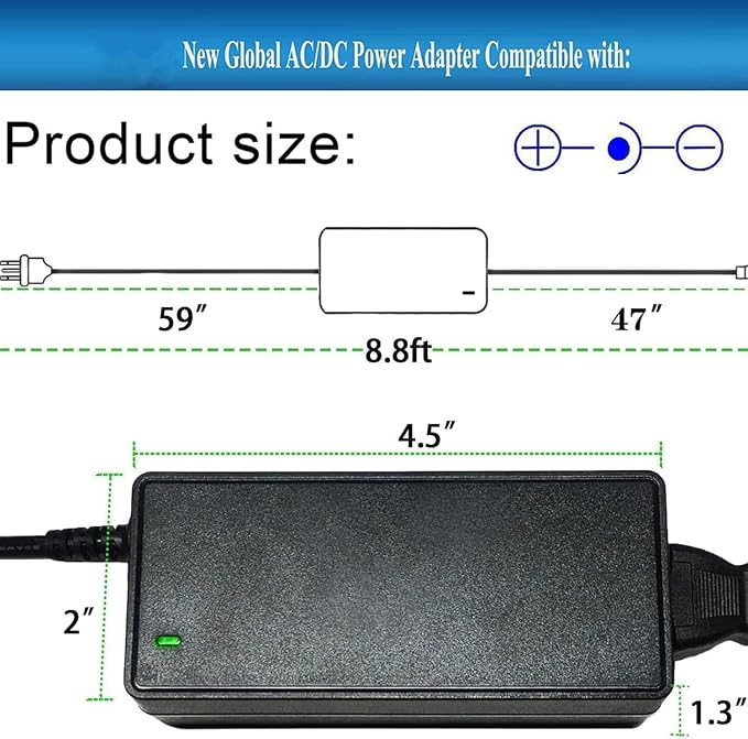 48V Power Adapters with Power Cord Compatible with Cisco Phone 8800, 9900 Series, Compatible with 8811, 8841, 8845, 8851, 8861, 8865, 8961, 9971, 9951.48V 917mA Power Adapters Replace Parts