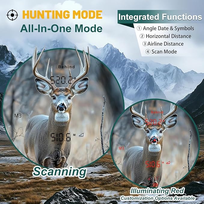 2026 New 10x42 Laser Rangefinder Binoculars for Hunting Speed Distance Measurement 2500 Yards, Fast 0.15s,PXA+UBX+BAK4 Prism Waterproof Fogproof for Adults,Shooting, Golf & Outdoor Adventures-Black