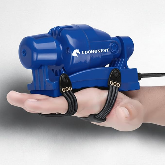 Powerful Double Speed Floating Action for Full Body Massager Corded Electric Powered, Barber Massager Blue