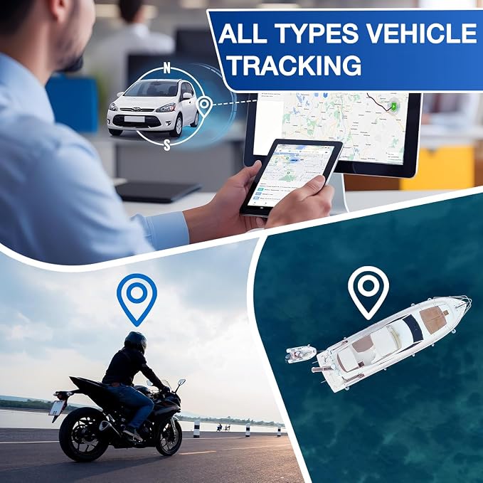 REWIRE SECURITY 104N 4G Magnetic GPS Tracker for Vehicle | Easy Mount | Fits with Car, Truck, Van & Motorbike | Live Tracking | Up to 21-Day Battery Life | Low Cost Subscription Plans | Free Trial