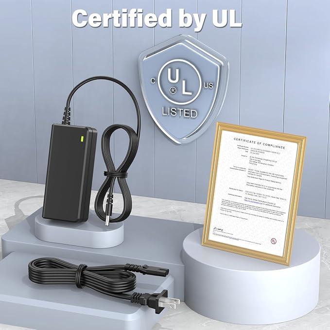 12V Charger for Verizon Internet Gateway Router WiFi Box ARC-XCI55AX LTE 5G NR Home Delta ADH-42BW B ADH42BWB（Only for Older Version）,Perfeidy UL Power Cord for Verizon Router Supply