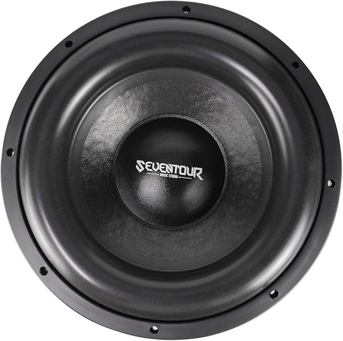 Seventour 12 inch 1400 Watt Max Power Car Audio Dual 4 Ohm Car Subwoofer (12" Dual 4 Ohm)