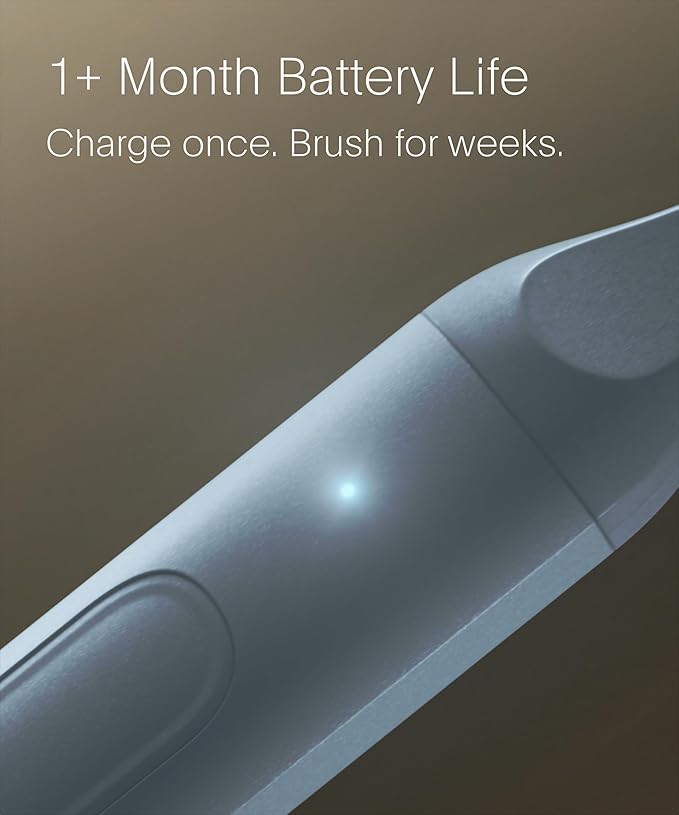 SURI 2.0 New Sonic Electric Toothbrush with Pressure Sensor | 1 Month+ Battery | Electric Toothbrush for Adults | Travel Toothbrushes | Tooth Brush | Blue