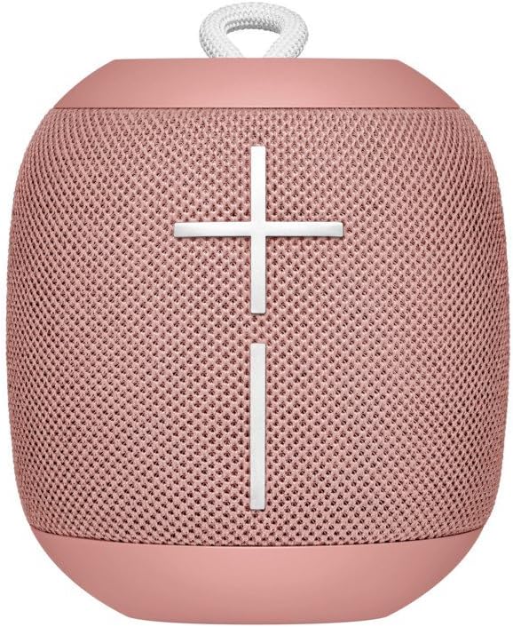 Ultimate Ears WONDERBOOM Waterproof Super Portable Bluetooth Speaker - IPX7 Waterproof - 10-hour Battery Life - Cashmere Pink (Renewed)