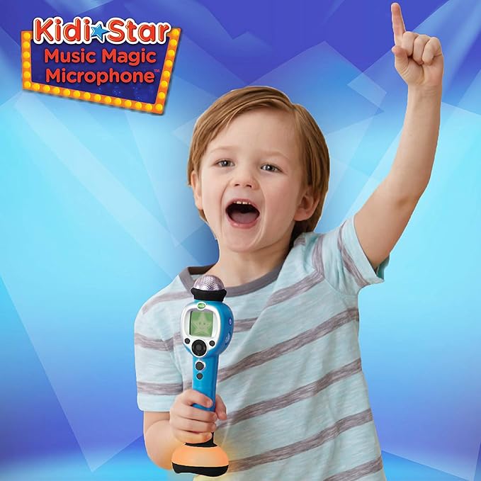VTech Kidi Star Music Magic Microphone, Blue