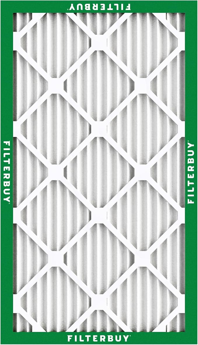 Filterbuy 18x36x1 Air Filter MERV 8 Essential Dust & Allergy Defense (5-Pack), Electrostatic Pleated HVAC AC Furnace Filters Replacement, Made in USA (Actual Size: 17.50 x 35.50 x 0.75)