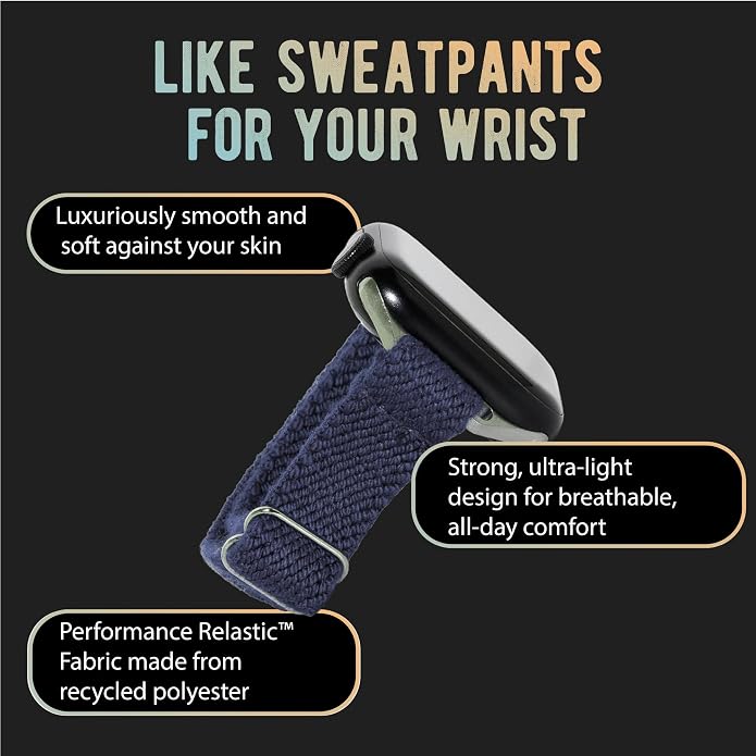 Braxley Bands for Apple Watches - Stretchy and Washable - Adjustable with Apple Watch Bands for Women & Men - Compatible with Apple Watch Series SE Ultra 9 8 7 6 5 4 3 2 1