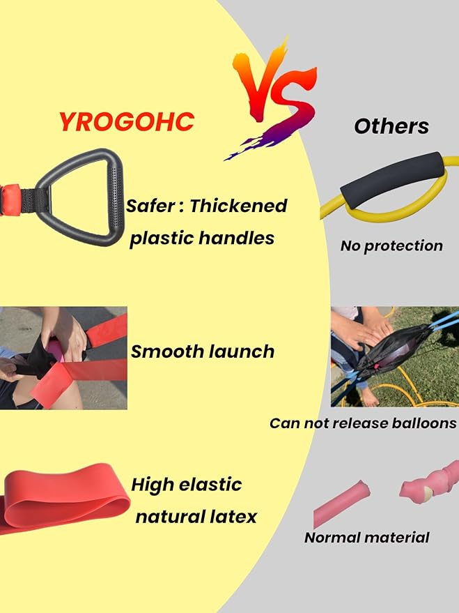 Water balloon launcher slingshot heavy duty balloon launcher 3 man water balloon slingshot water balloon launcher slingshot 500 yards catapult rocket adult Toys