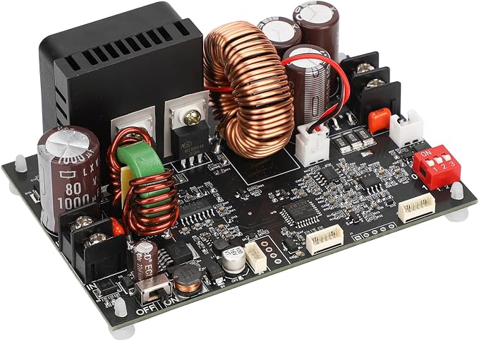 DROK CNC DC Buck Converter with Meter, 6-70V to 0-60V 20A 1200W, DC 5V 9V 12V 24V 36V 48V 60V Fixed Output Voltage, Adjustable Power Supply Voltage Regulator Step Down Module