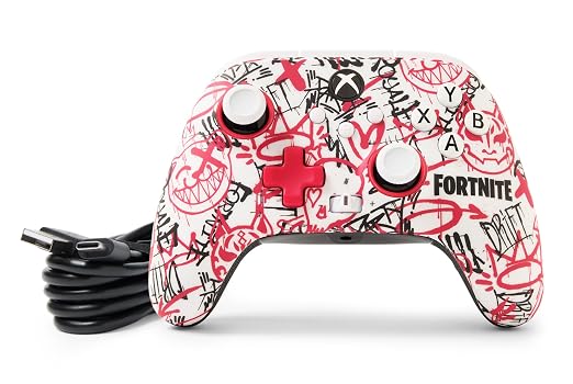 PowerA Wireless Controller for Xbox Series X|S - Fortnite SE, bonus virtual item included, hall effect thumbsticks, low latency wireless, officially licensed, works with Xbox One and Windows 10/11