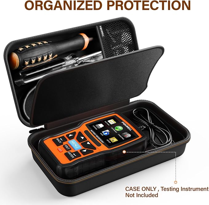 FOXWELL NT630 Plus OBD2 Scanner with ABS and SRS, ABS Auto Bleed Scan Tool & Portable Carrying Case for OBD2 Scanners & Battery Testers