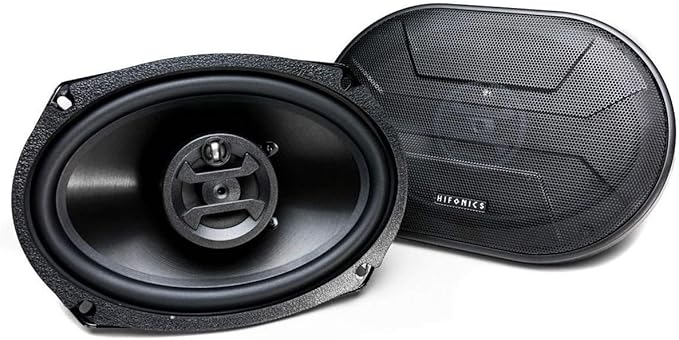 Hifonics Zeus ZS-693, 800 Watt 6 x 9 Inch 3 Way Car Audio Coaxial Speakers, 2 Pairs, Black