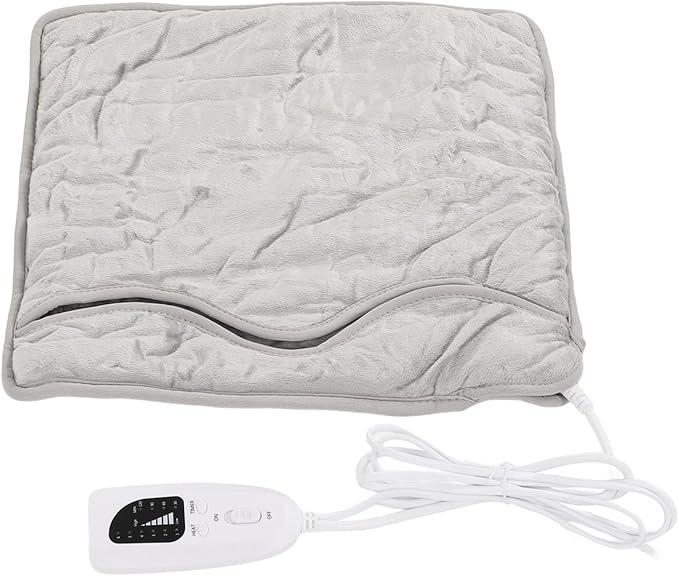 Electric Heated Foot Warmers for Men and Women Electric Foot Warmer Pad 6 Level Portable Soft Detachable Foot Heating Pad for Bedroom