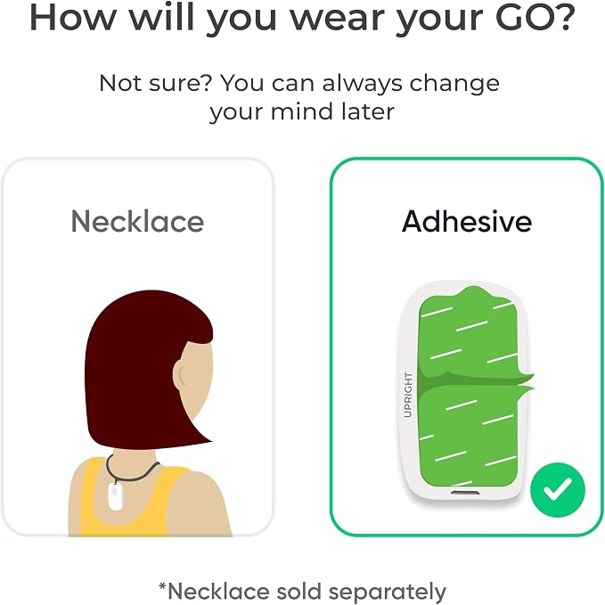 Upright GO 2 Premium | Posture Trainer & Tracker for Women & Men with Smart App