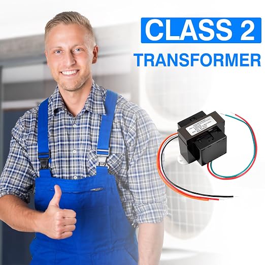 Control Transformer 24V 75VA, Multi-Tap 120/208/240V to 24VAC Industrial Power Transformer with Foot Mount for HVAC Furnace, Relays, and Gas Valves