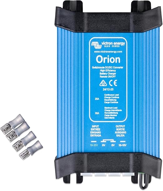 Victron Energy Orion 24/12-Volt 25 amp DC-DC Converter | Non-isolated, High power