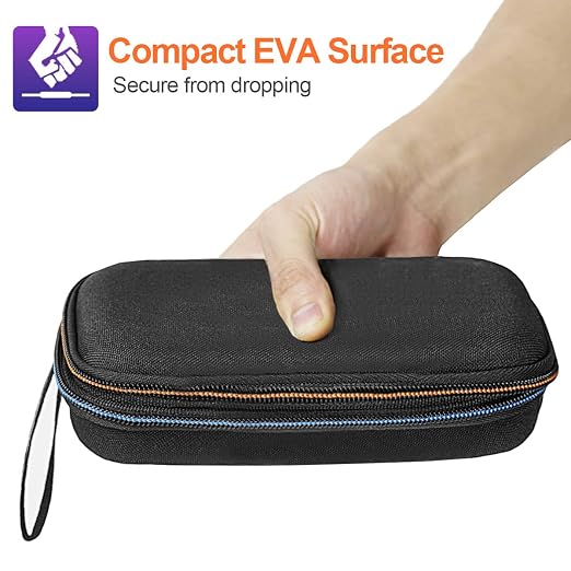 BTMETER Digital Anemometer Hard Travel Case,Safety Zipper Bag for 866 Series Handheld Wind Speed Meter Gauge
