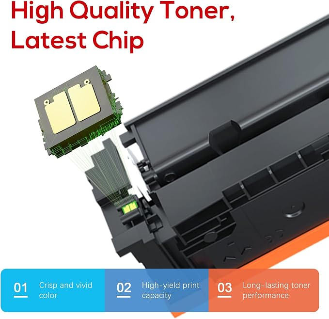 067 067H Toner Cartridge High Yield Compatible for Canon 067 067H Color ImageCLASS LBP632Cdw LBP633Cdw MF653Cdw MF654Cdw MF656Cdw Printer (4 Pack), Black, CT067