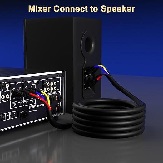 4-Channel XLR Snake Cables 10FT, 4 Colored XLR Male to Female Microphone Cable with Color-Coded, for Recording, Studios, Live, Mixers, IEM & Mic Systems